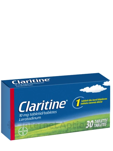 Claritin 10 mg, 30 tabletti | internetaptieka.lv