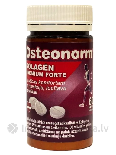 Osteonorm Kolagen Premium Forte, 60 tabletes | internetaptieka.lv