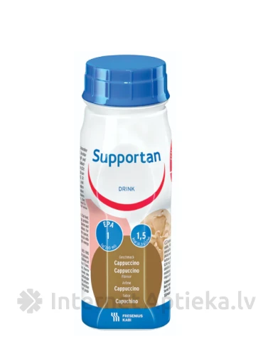 Supportan drink Cappucino, 4*200 ml | internetaptieka.lv
