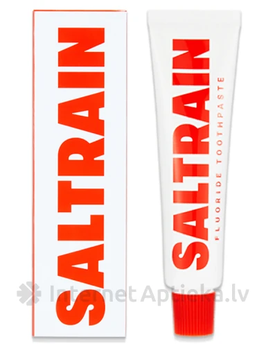 Saltrain зубная паста с фтором и серой солью, 100 г | internetaptieka.lv