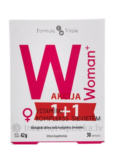 Formula Vitale Woman+, 30 kapsulas (1+1) | internetaptieka.lv