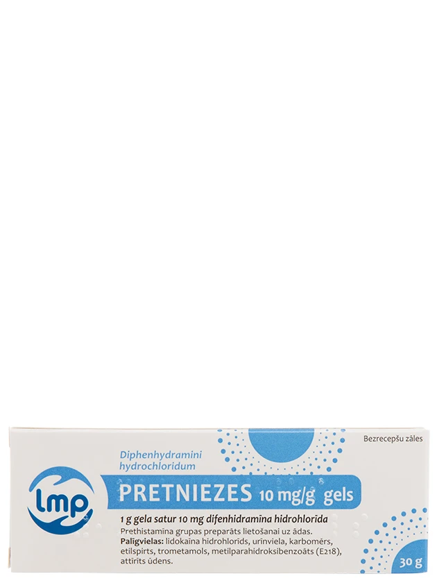 Pretniezes 10 mg/g gels