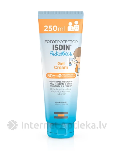 ISDIN FOTOPROTECTOR Gelkrēms bērniem SPF50, 250 ml | internetaptieka.lv