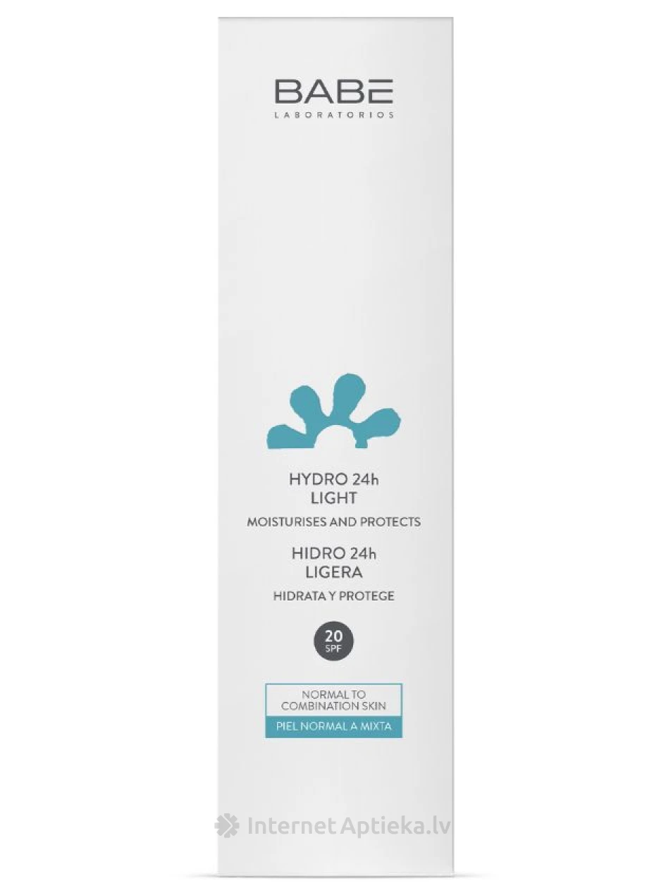 Babē Hydro 24h light крем лёгкой текстуры SPF20, 50 мл | internetaptieka.lv