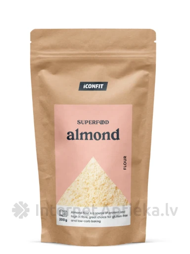 ICONFIT Mandeļu milti, 200 g | internetaptieka.lv