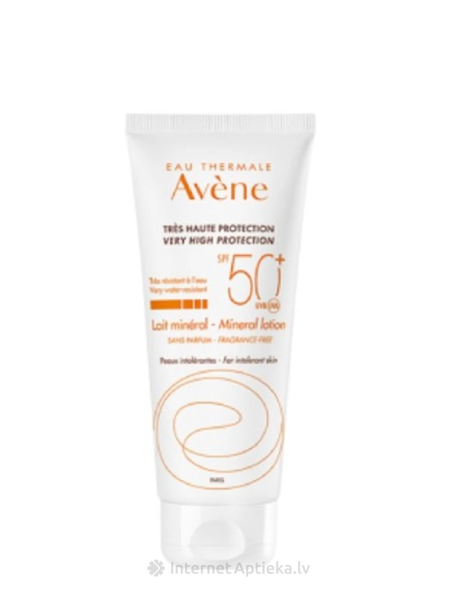 Avene SUN mineraalvesi SPF50+, 100 ml | internetaptieka.lv