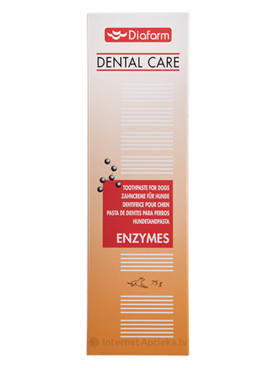 Diafarm Enzymes зубная паста для собак, 75 г | internetaptieka.lv