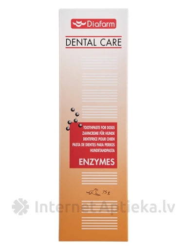 Diafarm Enzymes зубная паста для собак, 75 г | internetaptieka.lv
