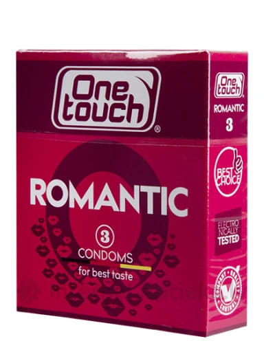 Презервативы One Touch Romantic, 3 шт. | internetaptieka.lv