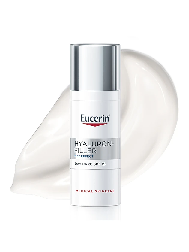 EUCERIN dienas krēms ar SPF 15 normālai un kombinētai ādai HYALURON-FILLER +3x EFFECT, 50 ml