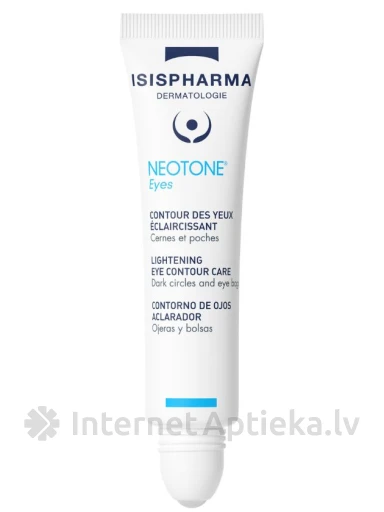 ISISPHARMA NEOTONE средство для зоны вокруг глаз, с отбеливающим эффектом, 15 мл | internetaptieka.lv