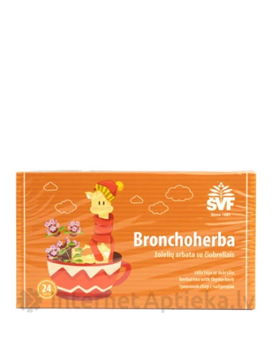 Tēja Bronchoherba bērniem 1.5 g, 24 paciņas | internetaptieka.lv