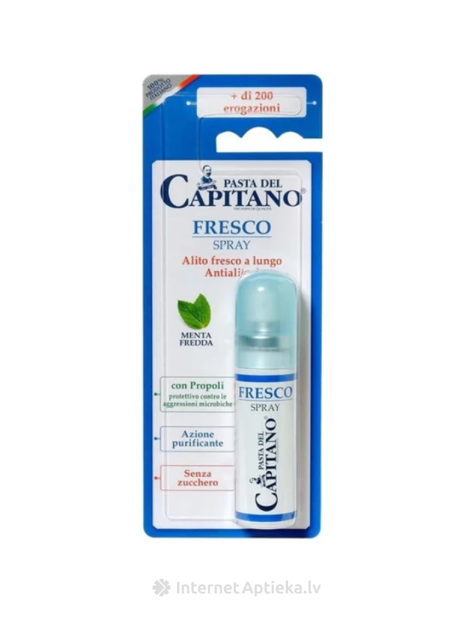 Pasta del Capitano värskendav suusprei, 15 ml | internetaptieka.lv