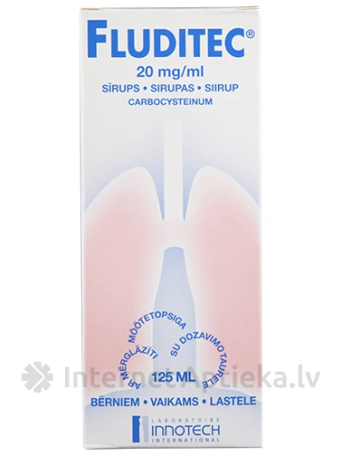 Fluditec siirup 2%, 125 ml | internetaptieka.lv