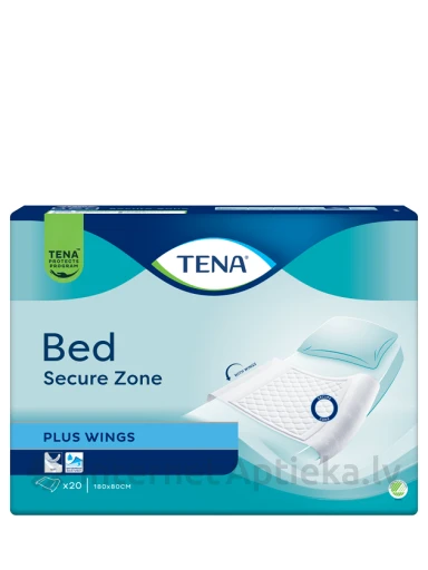 TENA Bed Plus Wings aizsargpalagi 180 x 80 cm, 20 gb. | internetaptieka.lv