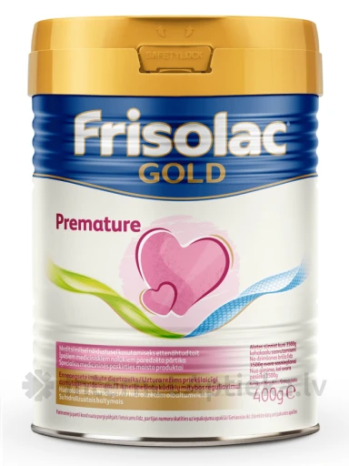 FRISOLAC GOLD PREMATURE piimasegu, 400 g | internetaptieka.lv