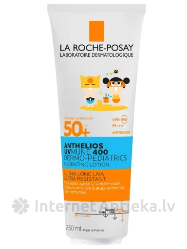 La Roche Posay Anthelios Uvmune 400 mitrinošais pieniņš SPF 50+, 250 ml | internetaptieka.lv