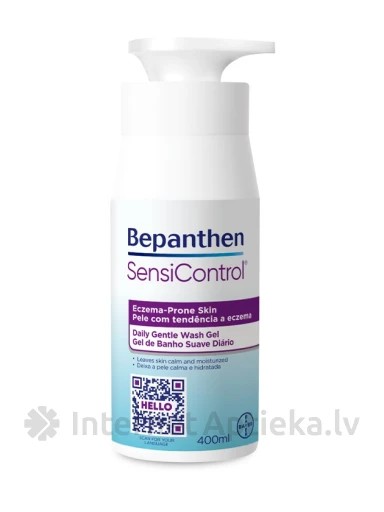Bepanthen SensiControl dušigeel, 400 ml | internetaptieka.lv