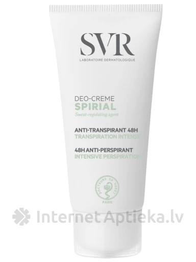 SVR Spirial Кремовый дезодорант, 50 мл | internetaptieka.lv