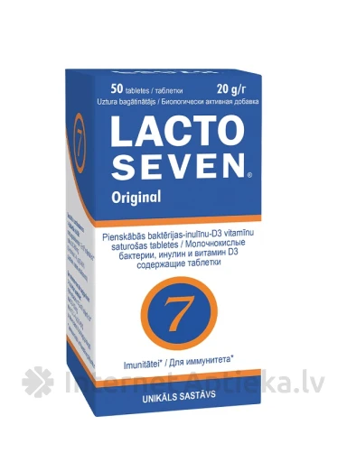 LactoSeven, 50 таблеток | internetaptieka.lv