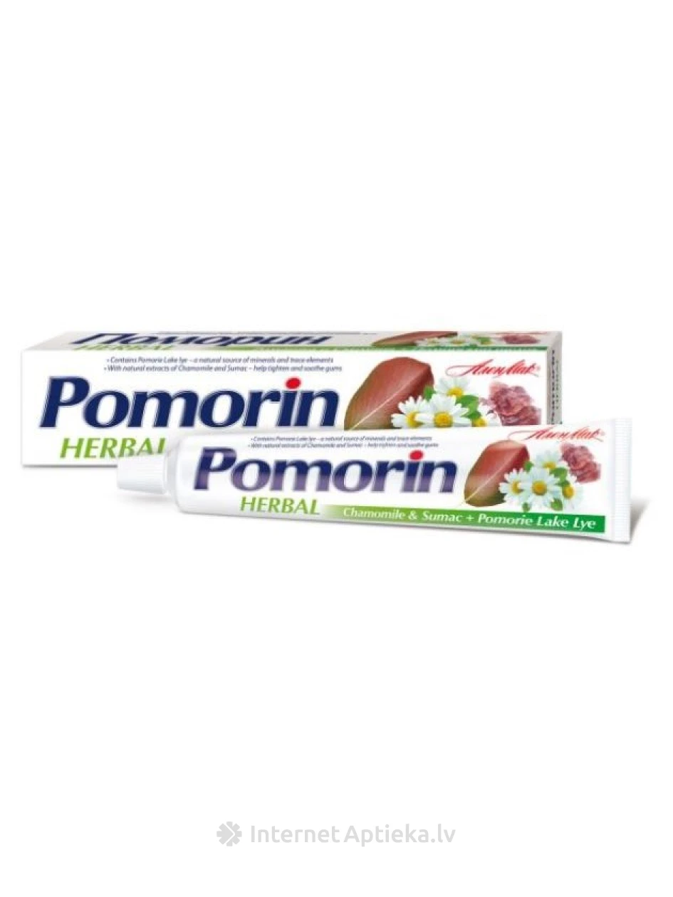 Pomorin Herbal zobu pasta, 100 ml | internetaptieka.lv