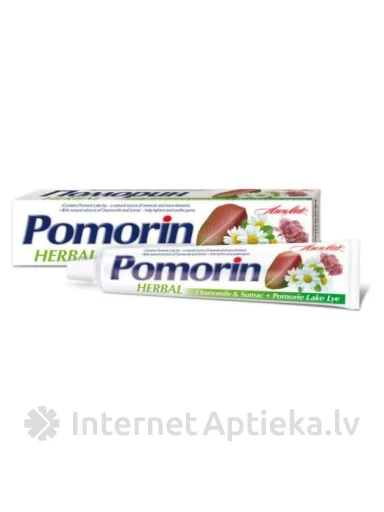 Pomorin Herbal zobu pasta, 100 ml | internetaptieka.lv