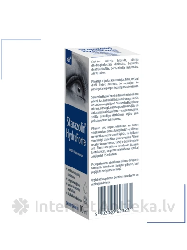Starazolin HydroForte acu pilieni, 10 ml | internetaptieka.lv