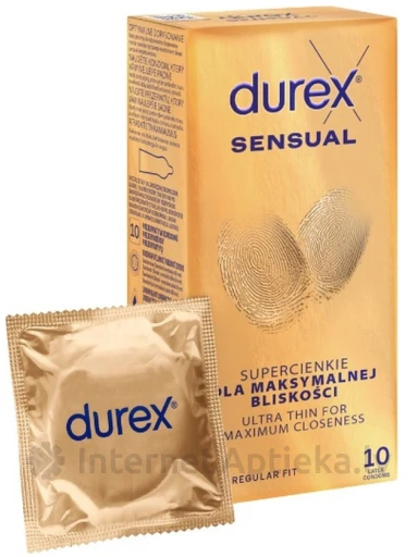 Durex Prezervatīvi Sensual, 10 gb. | internetaptieka.lv