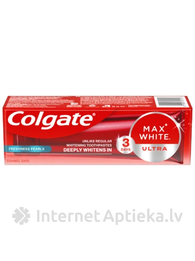 Colgate Max White Ультра свежесть жемчуг, Зубная паста, 50 мл | internetaptieka.lv
