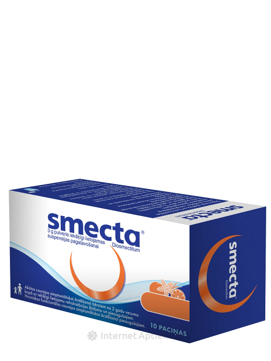 Smecta pulber apelsinimaitsega, 10 pakki | internetaptieka.lv