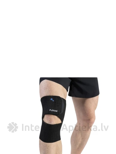 PULSAAR Elastīgs kompresijas apsējs - melns | internetaptieka.lv