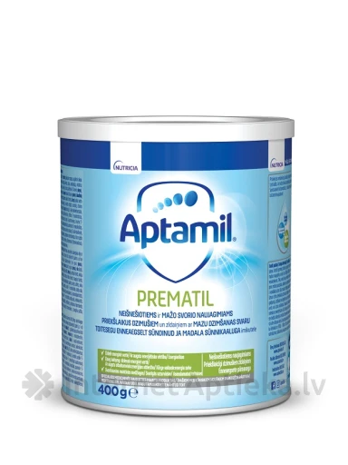 Aptamil PREMATIL spec. piena maisījums no dzimšanas, 400 g | internetaptieka.lv