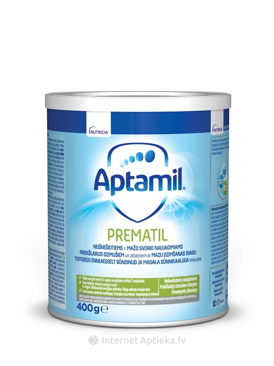 Aptamil PREMATIL spec. piena maisījums no dzimšanas, 400 g | internetaptieka.lv