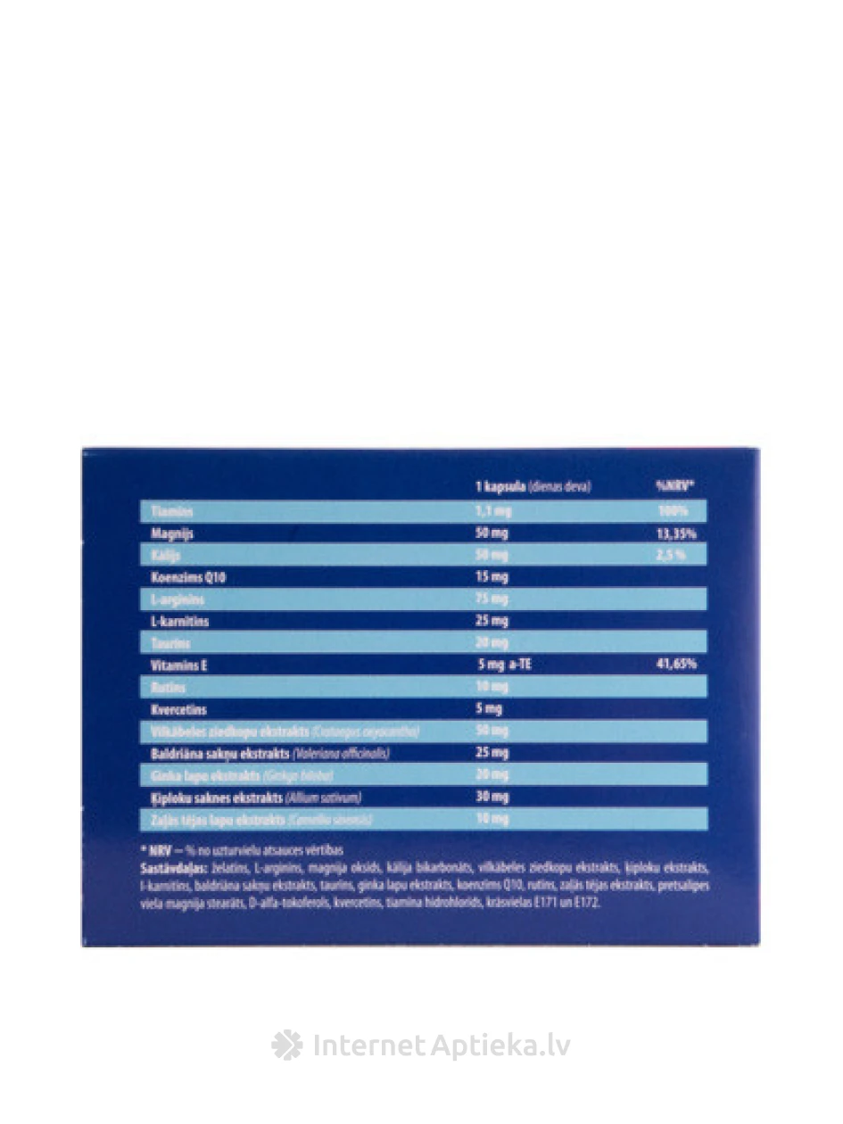 Valeron kapslid südamele, 30 kapslit | internetaptieka.lv