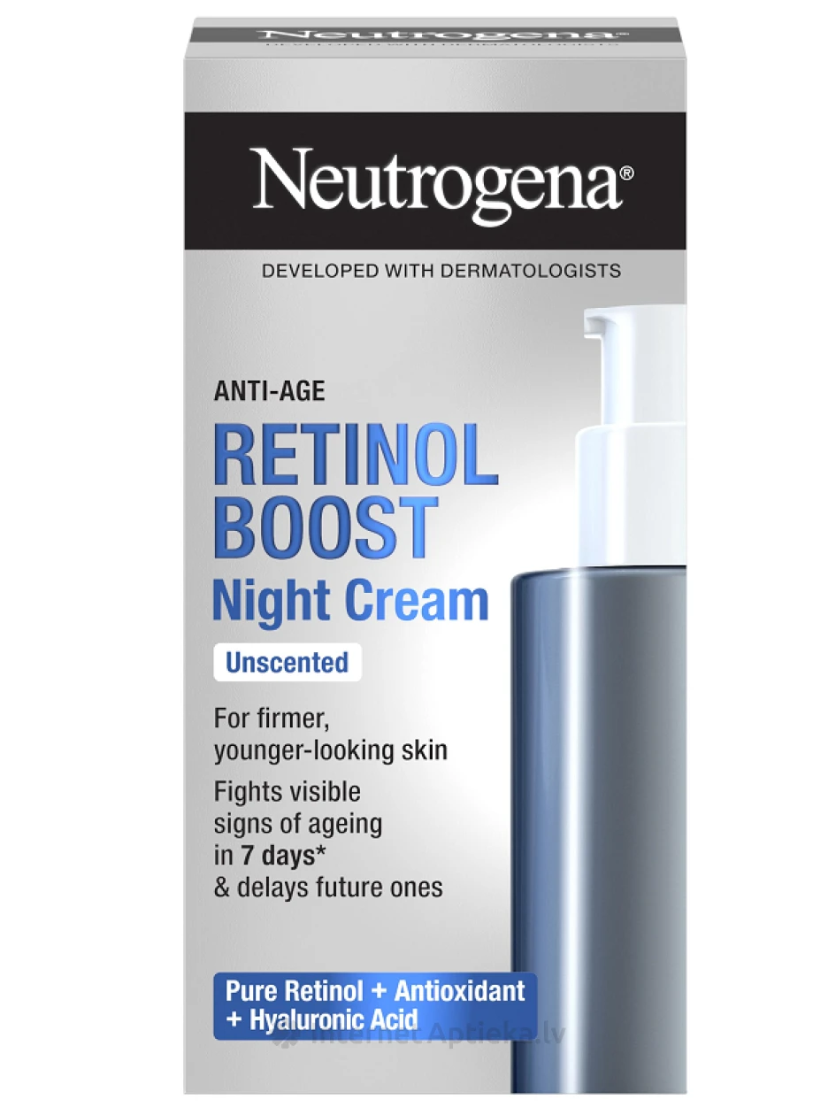 NEUTROGENA Retinol Boost ночной крем, 50 ml | internetaptieka.lv
