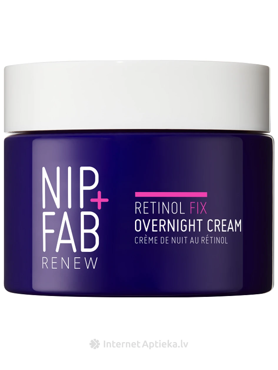NIP+FAB Retinol Fix Overnight Treatment Cream, 50 мл | internetaptieka.lv
