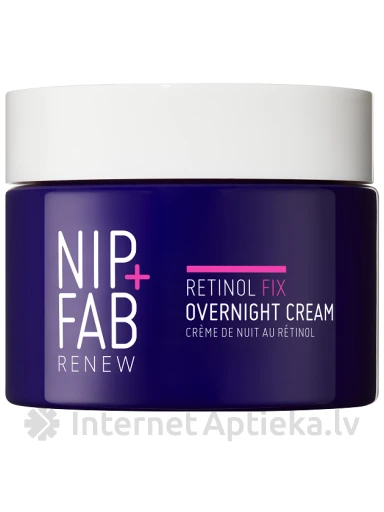 NIP+FAB Retinol Fix Overnight Treatment Cream, 50 мл | internetaptieka.lv