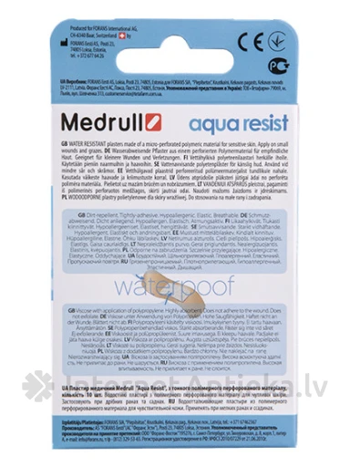 Medrull Aqua resist plāksteris, 10 gb | internetaptieka.lv