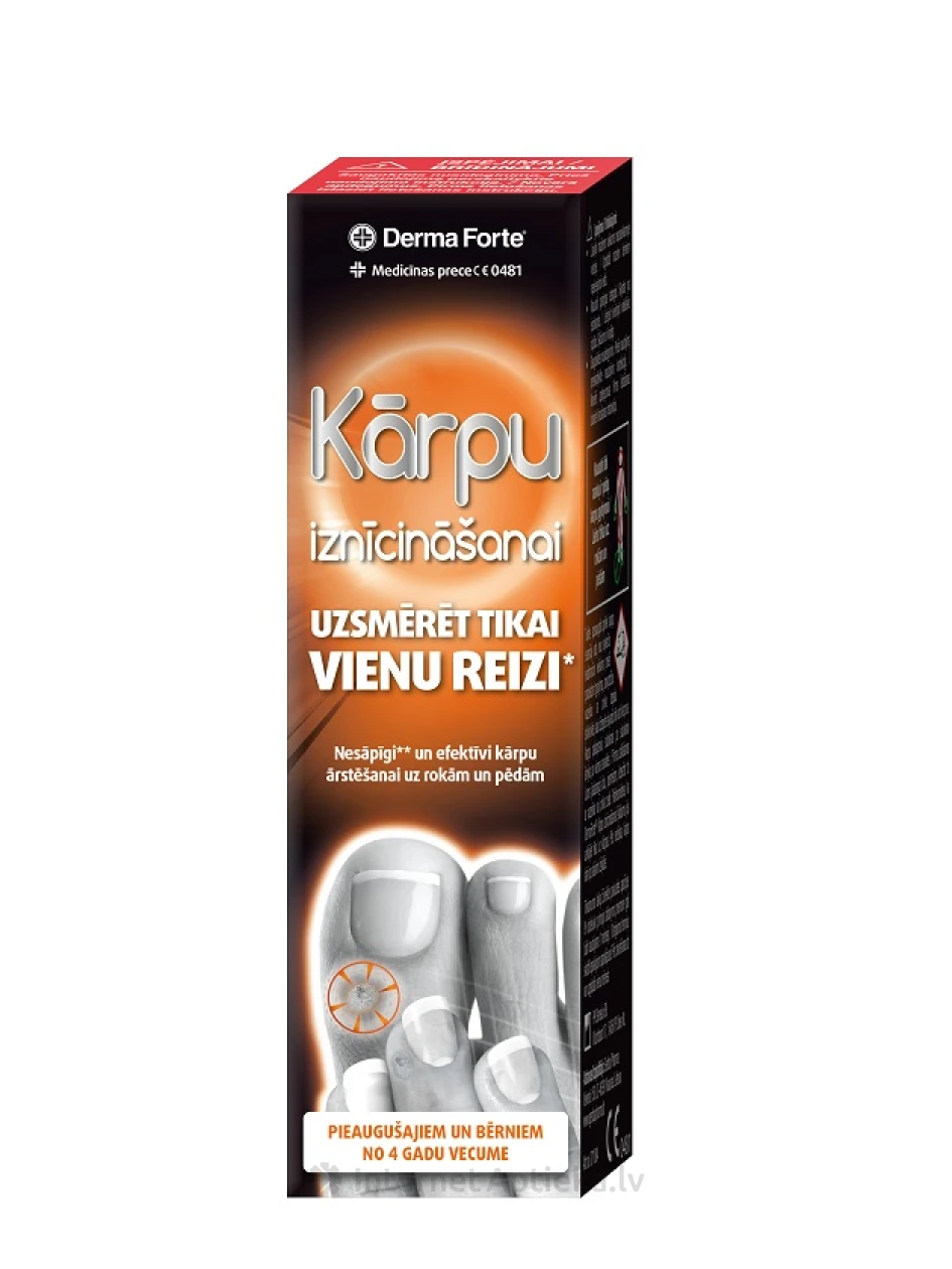 Derma Forte Wart Away kārpu iznīcināšanai, 2 ml | internetaptieka.lv