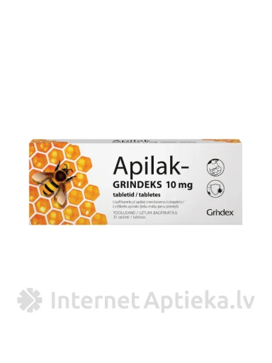 Apilak Grindeks, 25 таблеток | internetaptieka.lv