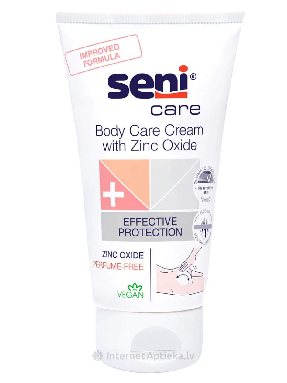 Seni Care kehakreem tsingiga, 100 ml | internetaptieka.lv
