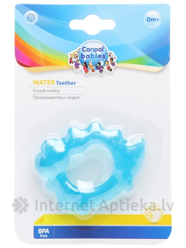 Canpol košļājamais riņķis ar ūdeni - ezis, 1 gb. | internetaptieka.lv