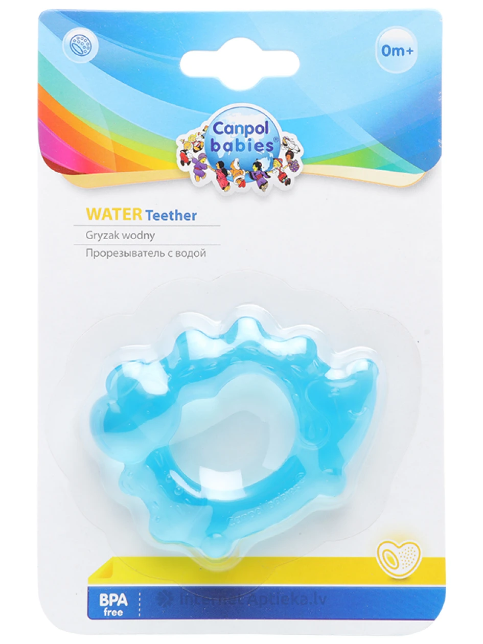 Жевательное кольцо Canpol с водой – ежик, 1 шт. | internetaptieka.lv
