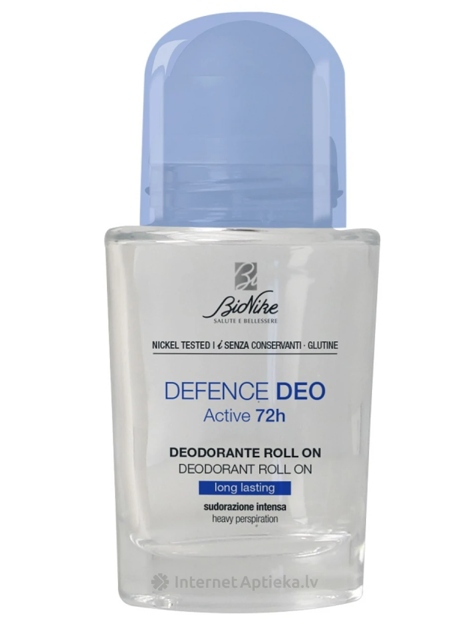 BIONIKE Defense Deo Roll-On Active 72h дезодорант, 50 мл | internetaptieka.lv