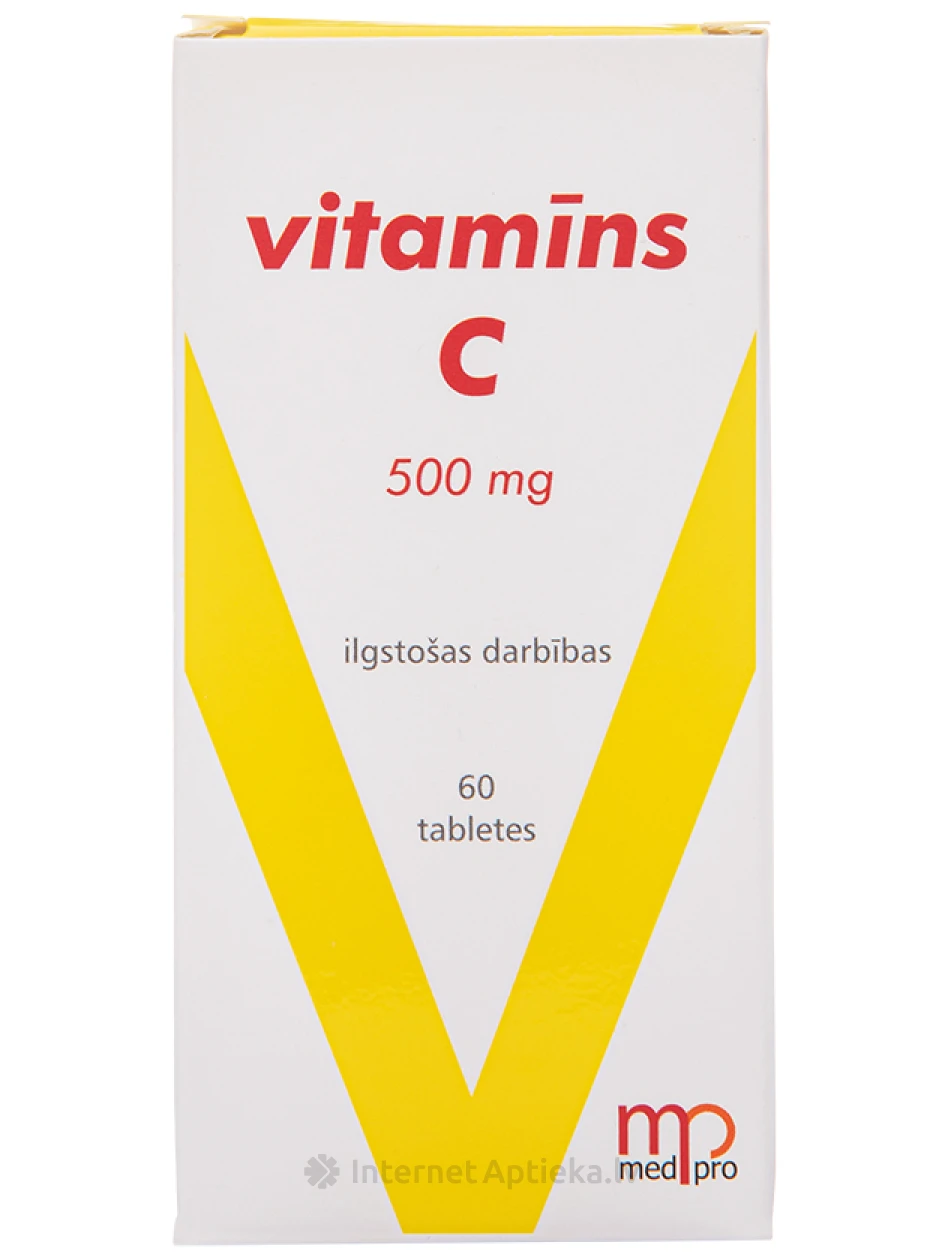 Medpro Витамин C, 60 таблеток | internetaptieka.lv