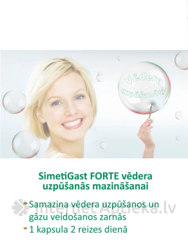 Simetigast Forte 240 mg, 10 kapslit | internetaptieka.lv