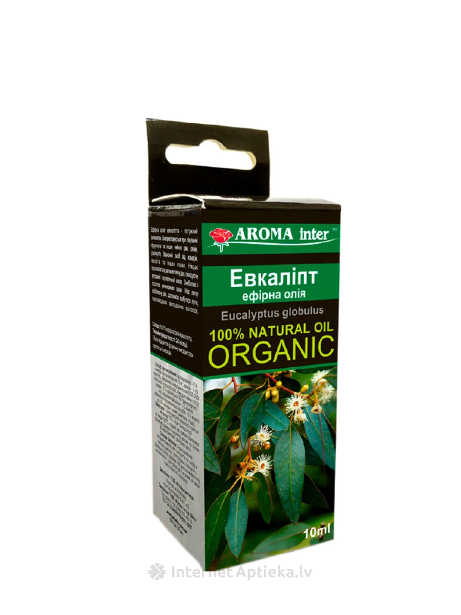 Santal Eukalüpti eeterlik õli, 10 ml | internetaptieka.lv