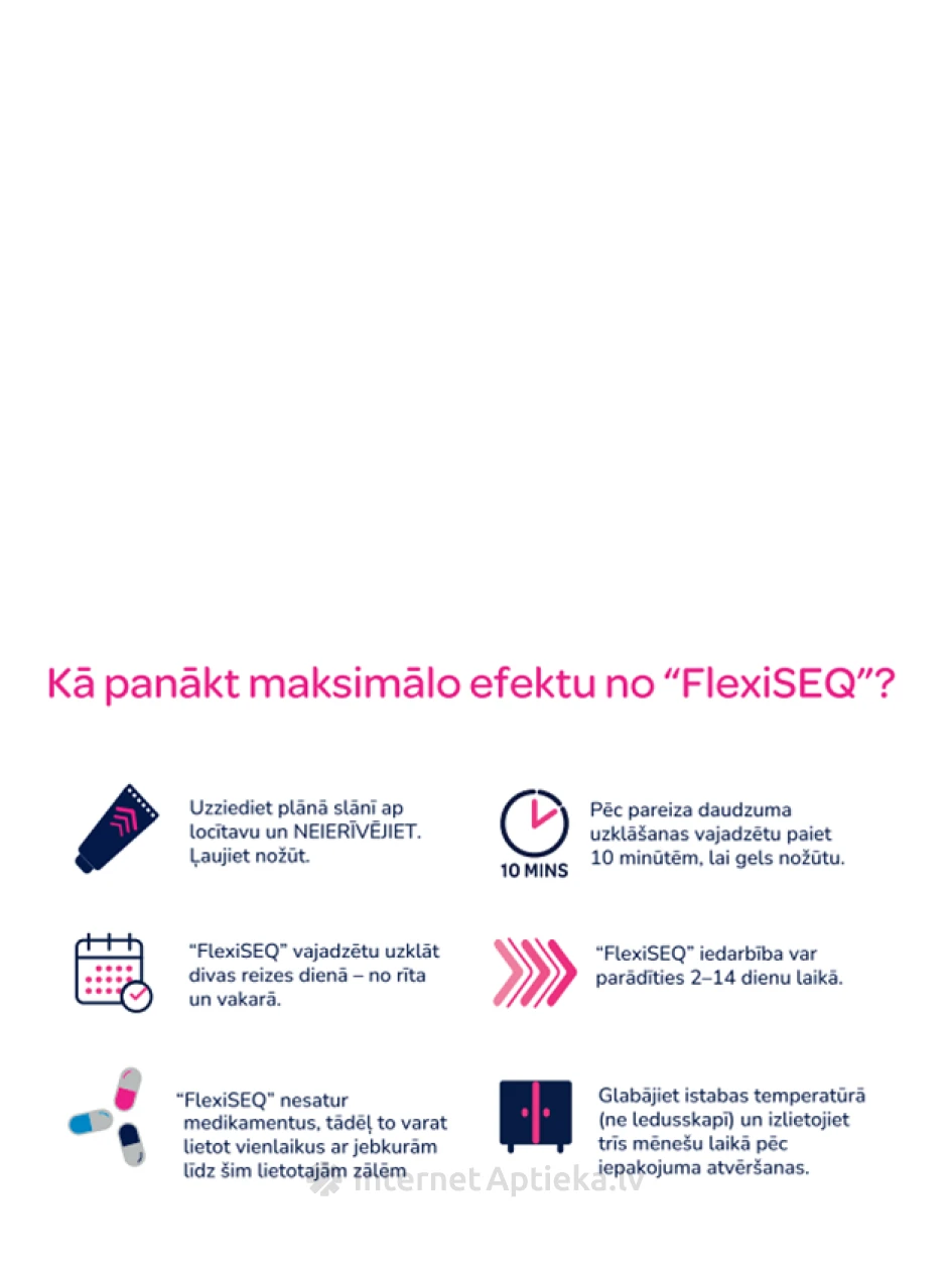 FLEXISEQ for Joint Wear&Tear geel, 50 g | internetaptieka.lv