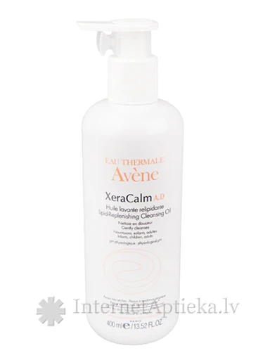 Avene Xeracalm A.D. atjaunojoša attīrošā eļļa, 400 ml | internetaptieka.lv