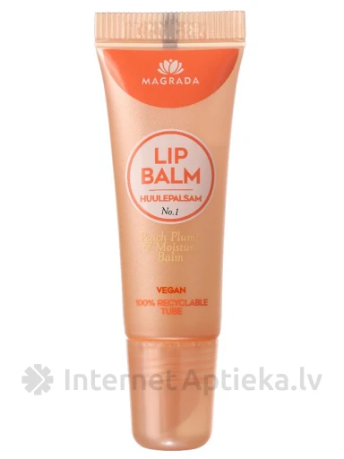 Magrada Lūpu balzams Persiks apjomam un mirdzumam, 10 ml | internetaptieka.lv